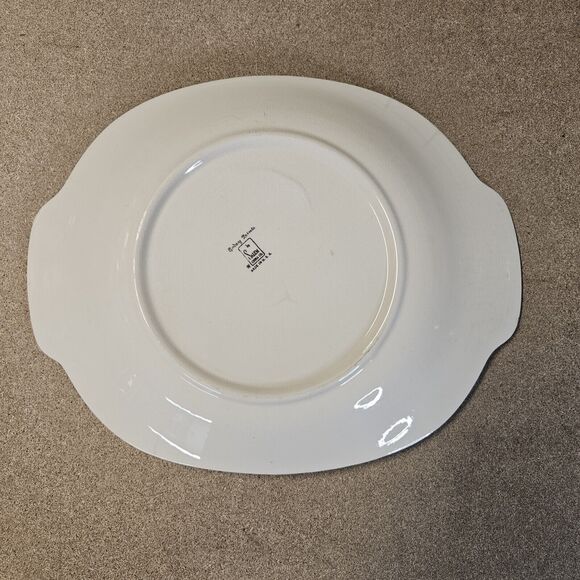 Vintage GODEY PRINTS Salem China Victorian SERVING PLATTER Plate 12x9.5 - Picture 6 of 7